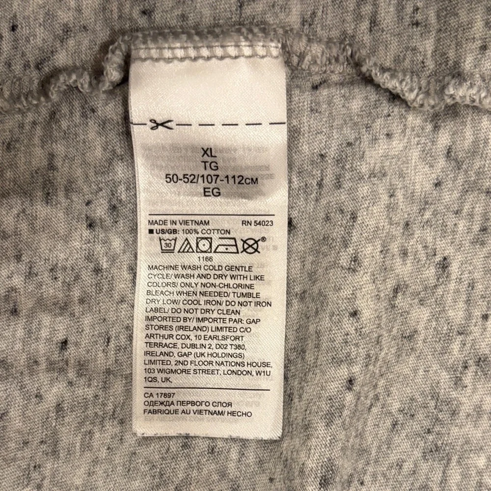 Banana Republic Soft Heather Gray Crewneck Tee Size XL